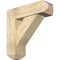 Ekena Millwork Traditional Craftsman Rough Sawn Bracket w/ Offset Brace, Douglas Fir, 8"W x 26"D x 26"H BKT0806X26X26TRA04RDF - alternate 1